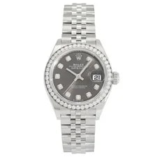 Rolex — Rolex Datejust 279384RBR White Gold Stainless Steel Diamond 28.0mm #YKW254 — Watch — resale