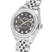 Rolex Datejust 279384RBR White Gold Stainless Steel Diamond 28.0mm #YKW254 4