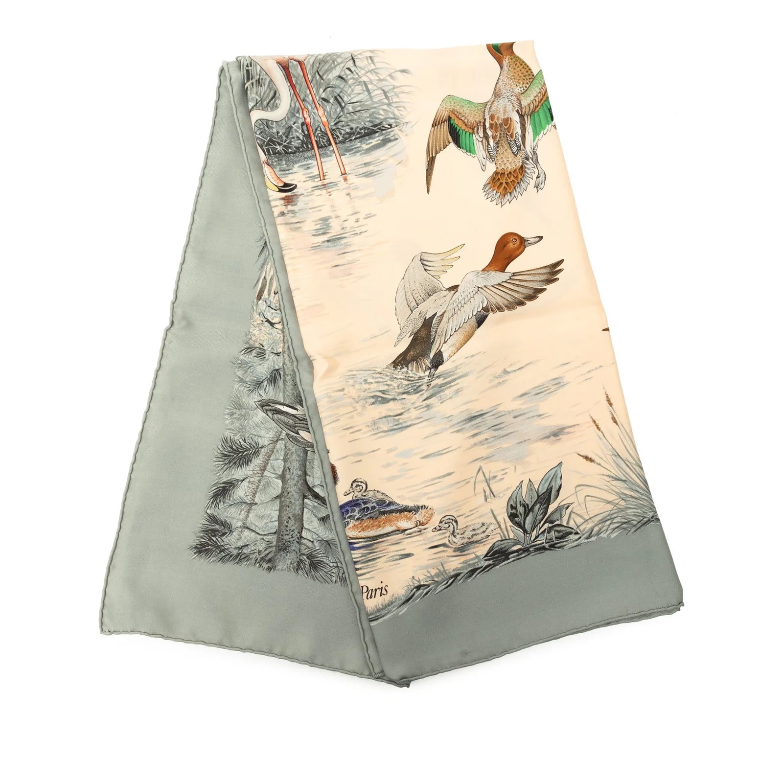 Hermès — Halte En Camargue Scarf 90 — Accessory — resale
