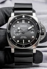 Panerai 1288 Submersible 44mm Warranty Complete Grey Dial PAM01288 eBay Live 3