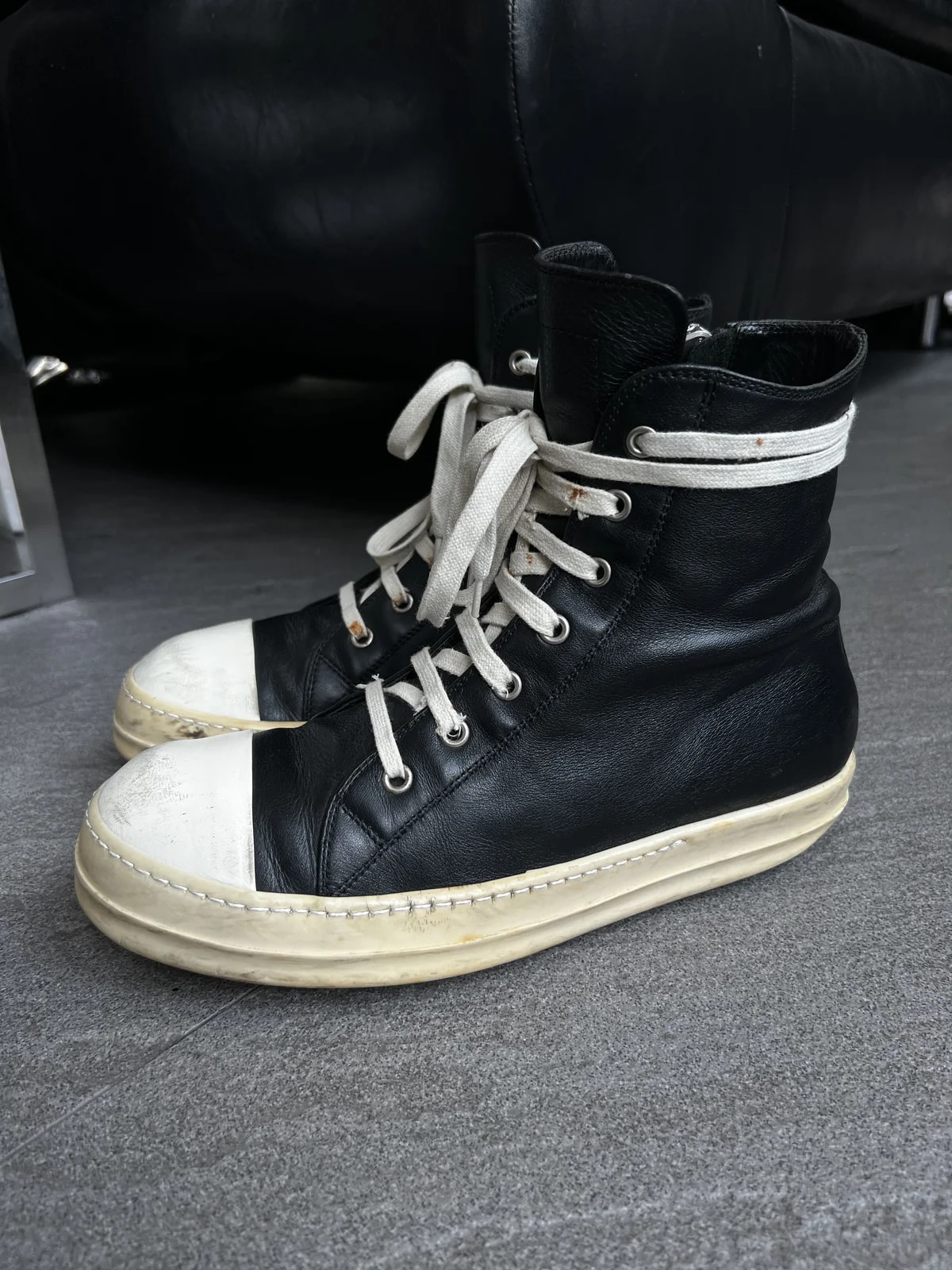 Rick Owens — Rick Owens Ramones High Milk EU41 — Sneaker — resale