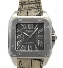 Cartier — Cartier Santos 100 LM Limited Edition W20134X8 Automatic 38mm Gray — Watch — resale