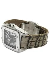 Cartier Santos 100 LM Limited Edition W20134X8 Automatic 38mm Gray 2