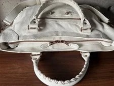 Balenciaga Giant City White Gold Color for w38cm h23cm 4