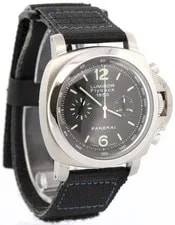 2006 Papers Panerai Luminor Flyback 1950 PAM212 Black Steel 44mm PAM00212 BOX 4