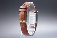Omega de Ville Cal.1387 Gold Dial Tank Push Crown 19mm Quartz Japan 4