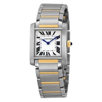 Cartier — Tank Anglaise Silver Dial Stainless Steel W3TA0003 — Watch — resale