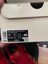 10.0US Nike Sb Dunk Low Pro Woo Qs 2