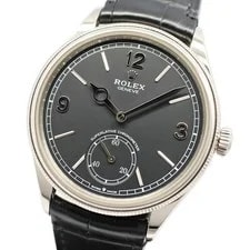 Rolex 1908 52509 39mm White Gold Black #UW1240 2