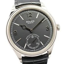 Rolex 1908 52509 39mm White Gold Black #UW1240 3