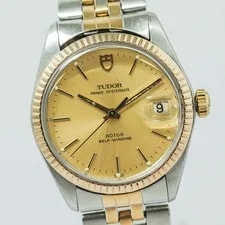 * 1980s* Tudor Prince Oysterdate 90733 Automatic Date Gold Dial 34mm 3