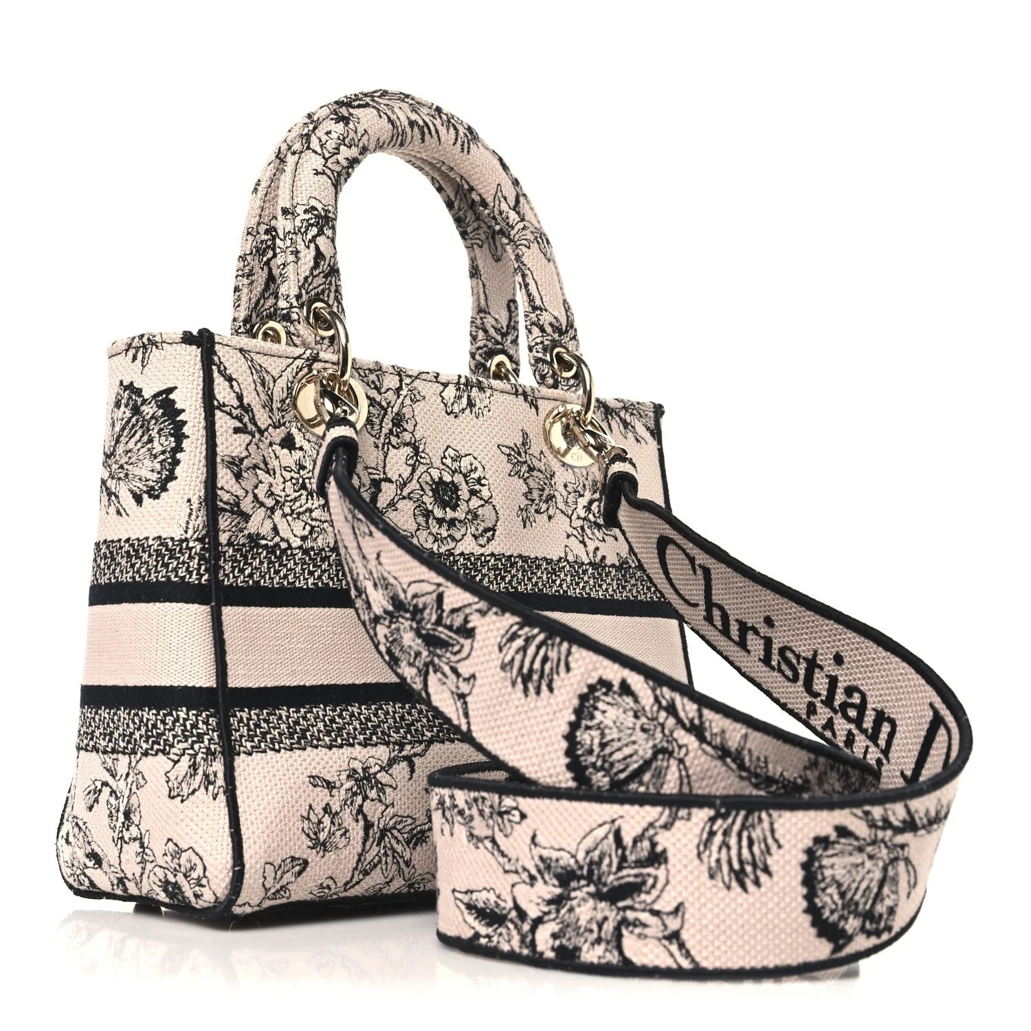Embroidered Jardin Botanique Medium Lady D-Lite Light 3