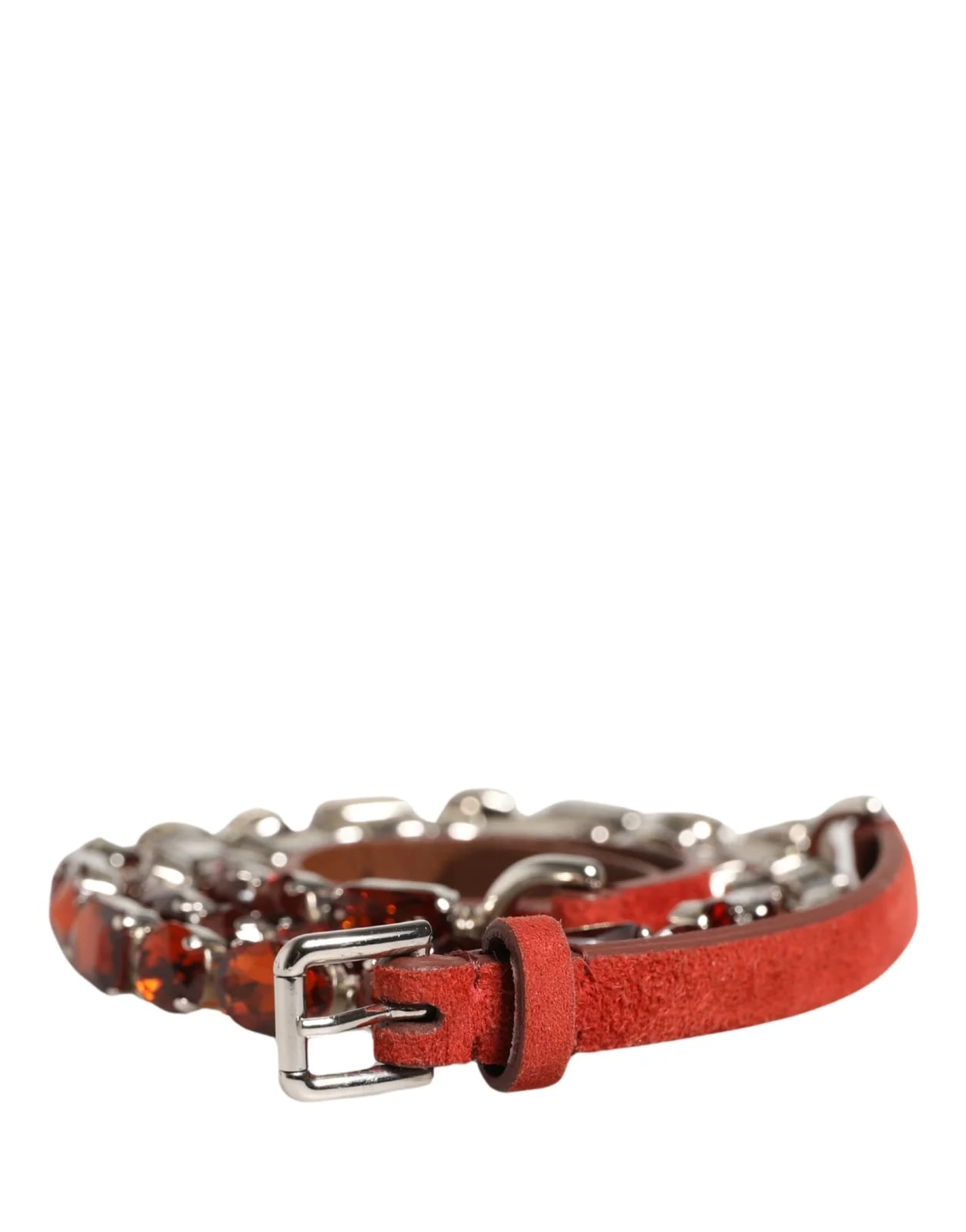 Dolce & Gabbana — Dolce & Gabbana Crystals Chain Embellished Belt — Accessory — resale