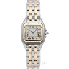 Cartier Pantheresm 2 Row W25029B6 K18YG/Stainless Steel WomenWatch Whi... 2