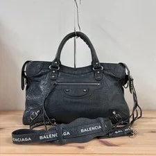 Balenciaga — Balenciaga the City Dark 2Way Medium B — Handbag — resale