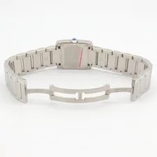 Cartier Tank Francaise SM Stainless Steel Silver WSTA0065 Fro 4
