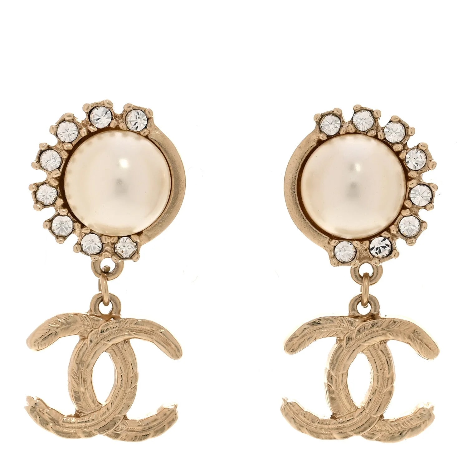 Chanel — Metal CC Feather — Jewelry — resale