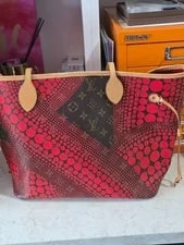 Louis Vuitton X Yayoi Kusama Neverfull MM Monogram Town Dots 2012 M406 3