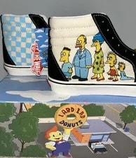 Vans X the Simpsons Sk8-Hi / Check High Top Limited Ed. 3