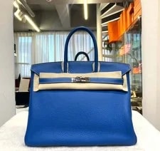 Hermes Birkin 35 Limited Edition Verso Mykonos 148576830 2