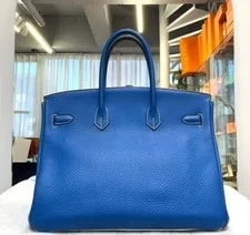 Hermes Birkin 35 Limited Edition Verso Mykonos 148576830 3