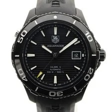 Heuer — Tag-heuer Aquaracer WAK2180.FT6027 Stainless Steel Rubber Diamond 43mm #KNW1270 — Watch — resale