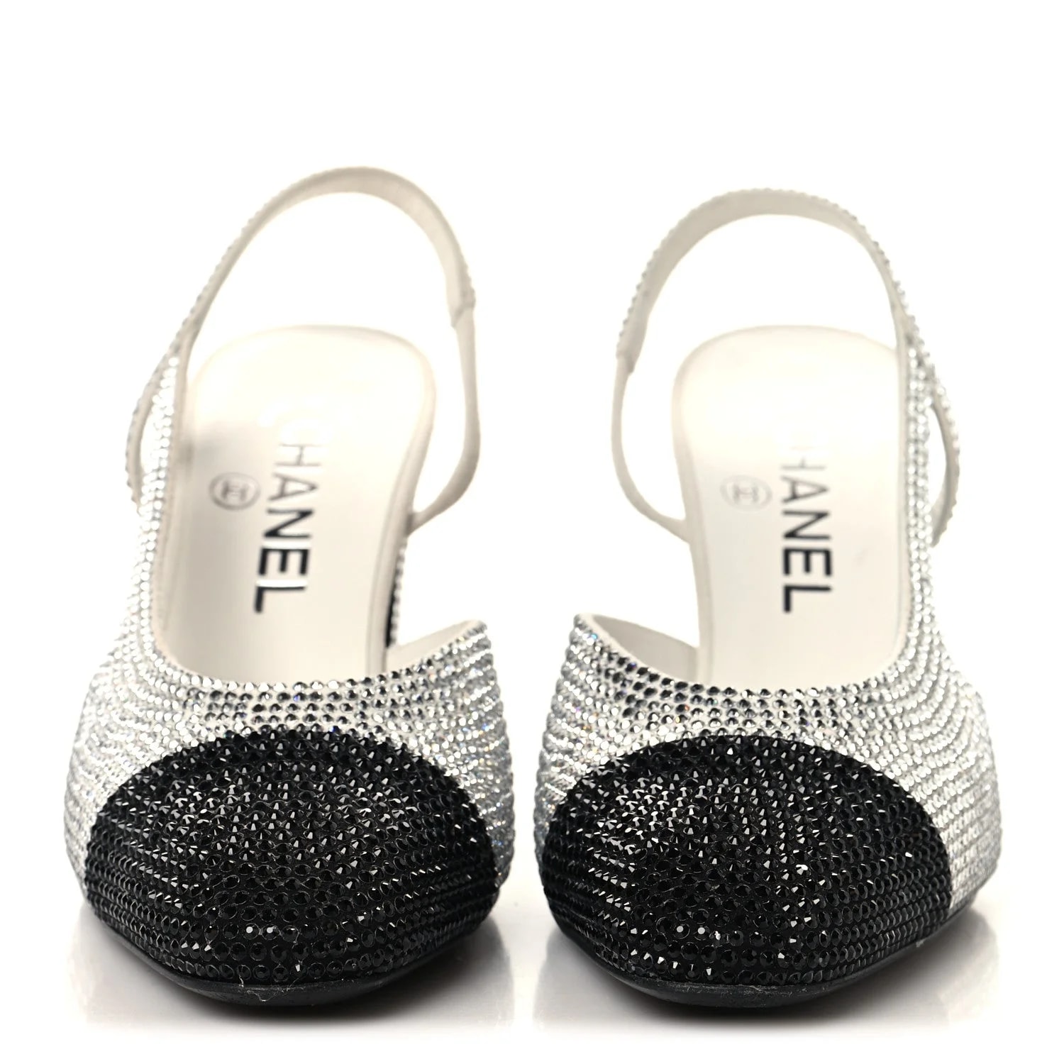 Strass Grosgrain Cap Toe CC Slingback 36.5 3