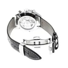 TAG Heuer Carrera Heritage Caliber 16 CAS2111 41mm SS Leather Silver Dial #C363 3
