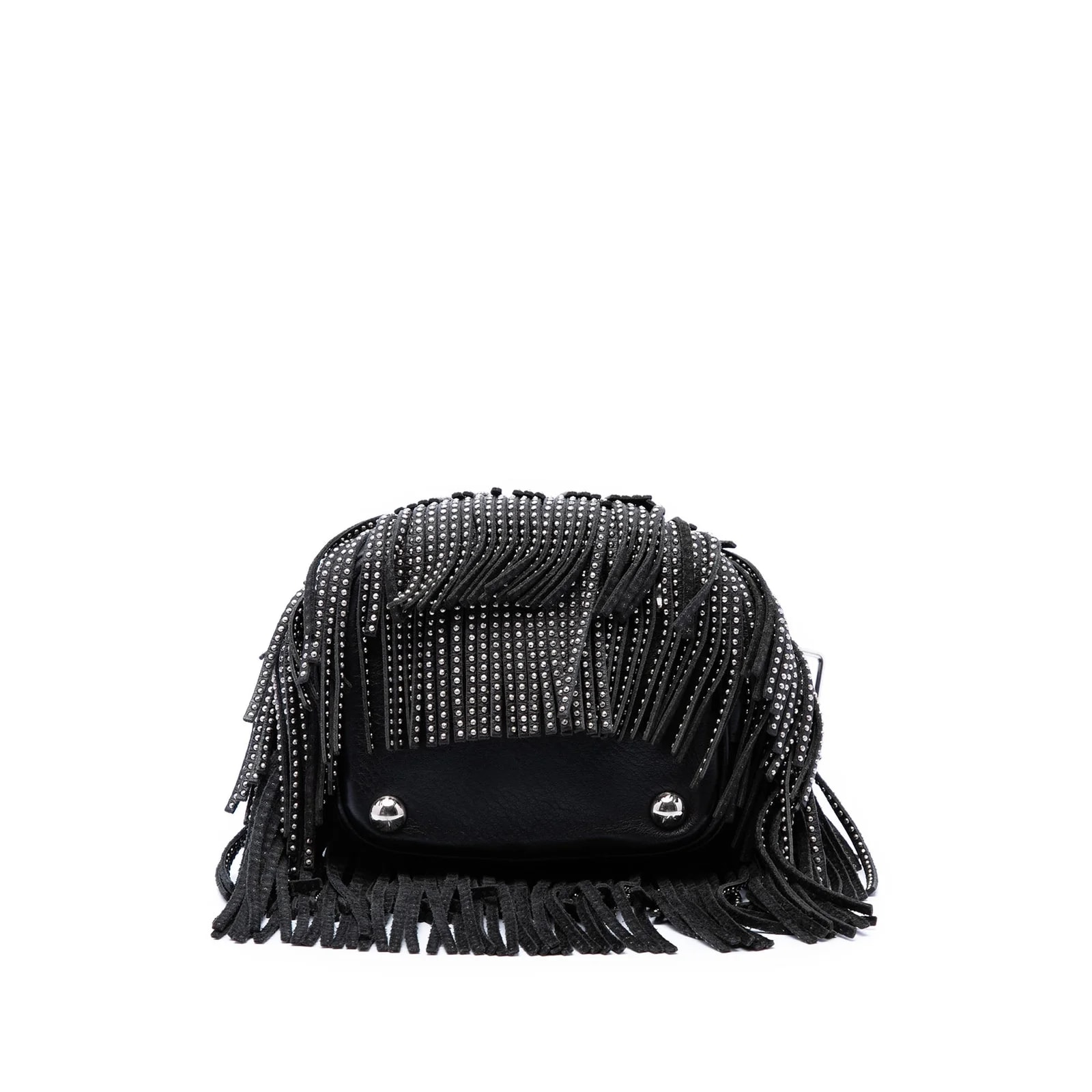 Small Studded Emmanuelle Fringe Bucket 3