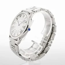 Cartier Ronde Solo LM W6701005 Silver Authentic From Japan 2