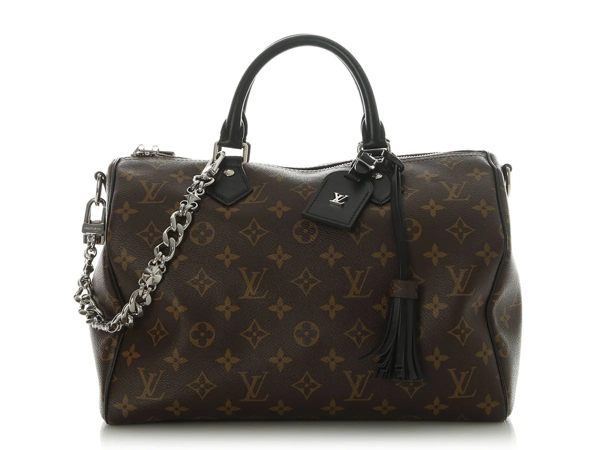 Louis Vuitton — Louis Vuitton Soft Dark Speedy 30 — Handbag — resale