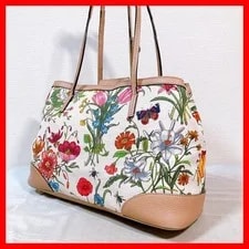 Gucci — Authentic Gucci Floral Pattern 14x14x24cm Damaged Condition — Handbag — resale
