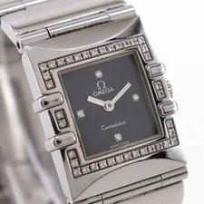 Omega Constellation 1528.46 Stainless Steel / Diamond 20.5mm Black Dial #NW202 3