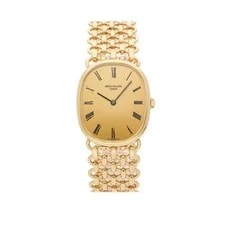 Patek Philippe — Patek Philippe Golden Elipse Gold Manual Oval Gold Dial Bracelet 3648/1 — Watch — resale