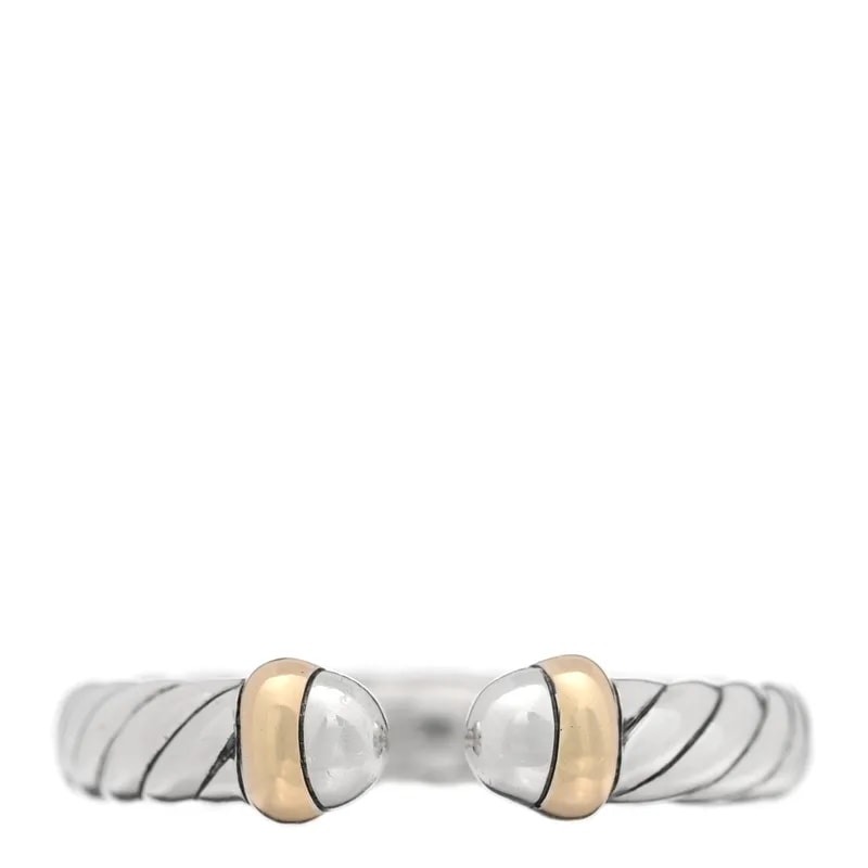 David Yurman — 14K Yellow Gold Petite Cable Flex 52 6 — Jewelry — resale