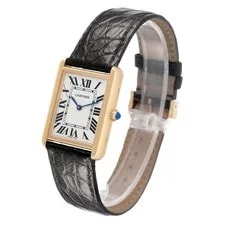 Cartier Tank Solo Large Silver Dial Yellow Gold W5200004 Card 4