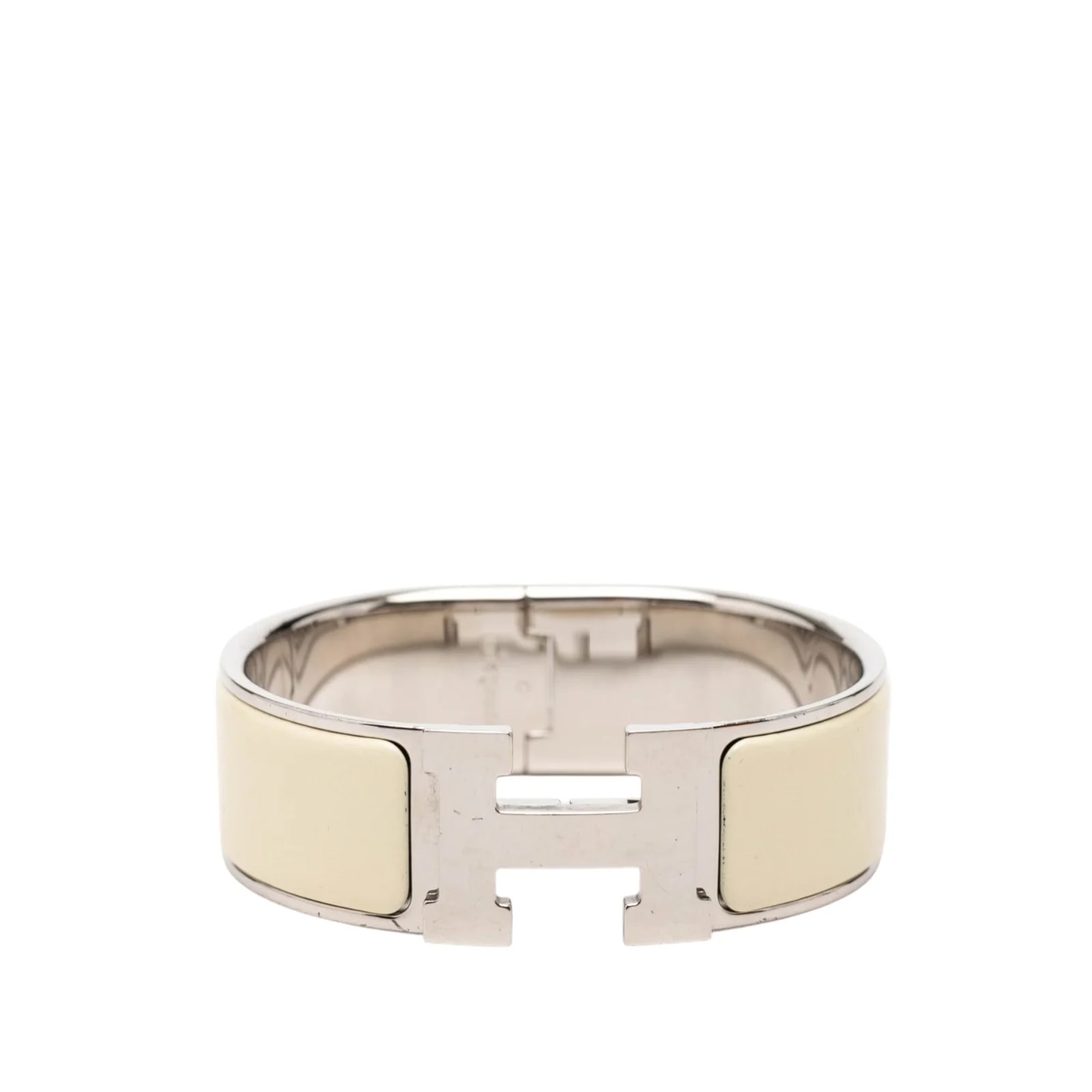 Hermès — Narrow Enamel Clic Clac H — Jewelry — resale