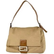 Fendi — Fendi Logo Mamma Baguette Fabric 26325 Use — Handbag — resale