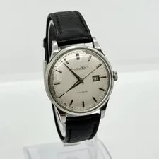 IWC — IWC Schaffhausen Silver White Automatic Leather Band Auth — Watch — resale