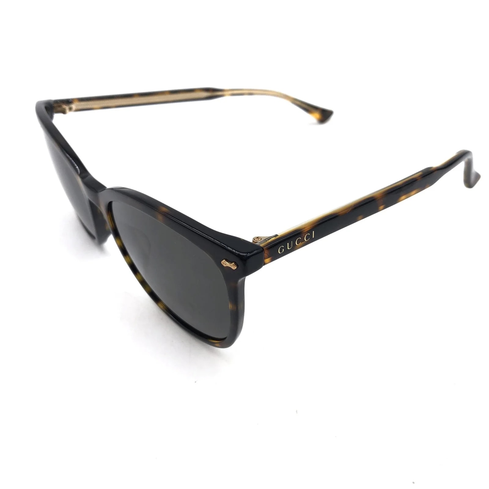 Gucci — Gucci Tortoise Square Frame Sunglasses — Accessory — resale