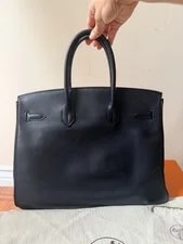 Hermes Birkin 35 Swift With Palladium Hardware Stamped L Square 4