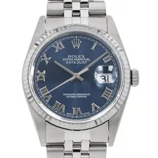 Rolex — Rolex Datejust 16234 Blue Rome Y Number Second Hand — Watch — resale