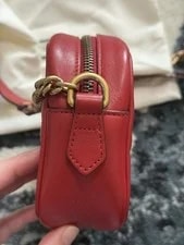 Auth Gucci Matelasse Mini GG Marmont Chain Hibiscus 4