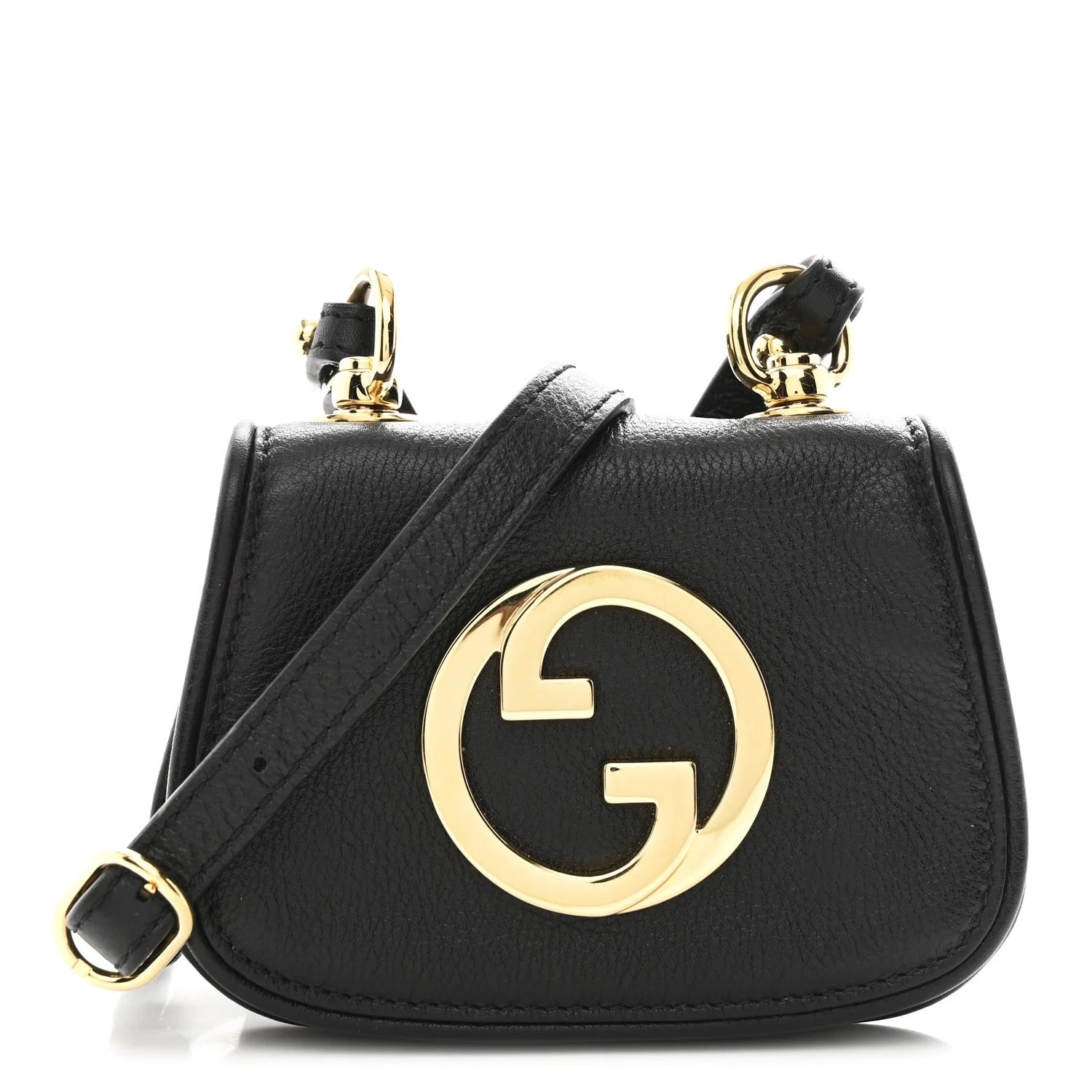 Gucci — Roxy Mini Blondie Card Case Wallet With Strap — Handbag — resale