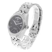 Tudor Glamor Date Day 56000 Black Dial Automatic Watch_957306 3