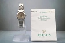 Rolex — Paper [Exc+5] Rolex Oyster Perpetual Date 79160 White Dial 26mm AT — Watch — resale