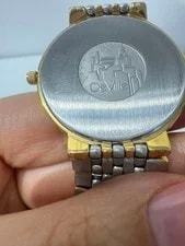Omega Quartz White Dial Gold Silver Stainless Steel From Japan 4