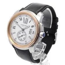 Cartier — Cartier Calibre DE W7100011 42mm SS Silver #C3541 — Watch — resale