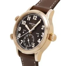 Patek Philippe Calatrava Pilot Travel Time 7234R-001 Brown Soleil 719183 2