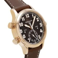 Patek Philippe Calatrava Pilot Travel Time 7234R-001 Brown Soleil 719183 3